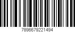 Código de barras (EAN, GTIN, SKU, ISBN): '7896679221494'