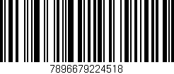 Código de barras (EAN, GTIN, SKU, ISBN): '7896679224518'