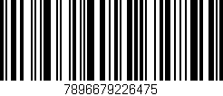 Código de barras (EAN, GTIN, SKU, ISBN): '7896679226475'
