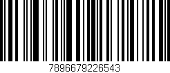 Código de barras (EAN, GTIN, SKU, ISBN): '7896679226543'