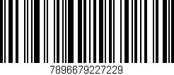 Código de barras (EAN, GTIN, SKU, ISBN): '7896679227229'