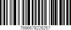 Código de barras (EAN, GTIN, SKU, ISBN): '7896679228257'