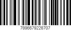 Código de barras (EAN, GTIN, SKU, ISBN): '7896679228707'