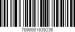 Código de barras (EAN, GTIN, SKU, ISBN): '7896681839236'