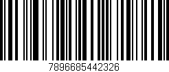 Código de barras (EAN, GTIN, SKU, ISBN): '7896685442326'