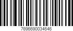 Código de barras (EAN, GTIN, SKU, ISBN): '7896690034646'