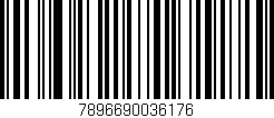 Código de barras (EAN, GTIN, SKU, ISBN): '7896690036176'