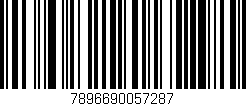 Código de barras (EAN, GTIN, SKU, ISBN): '7896690057287'