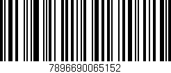 Código de barras (EAN, GTIN, SKU, ISBN): '7896690065152'