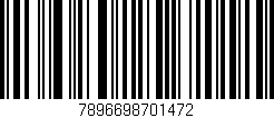 Código de barras (EAN, GTIN, SKU, ISBN): '7896698701472'