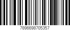 Código de barras (EAN, GTIN, SKU, ISBN): '7896698705357'
