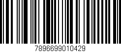 Código de barras (EAN, GTIN, SKU, ISBN): '7896699010429'