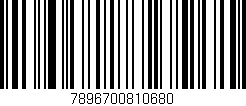 Código de barras (EAN, GTIN, SKU, ISBN): '7896700810680'