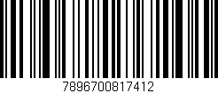 Código de barras (EAN, GTIN, SKU, ISBN): '7896700817412'