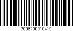 Código de barras (EAN, GTIN, SKU, ISBN): '7896700818419'