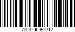 Código de barras (EAN, GTIN, SKU, ISBN): '7896700853717'