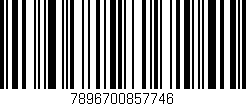 Código de barras (EAN, GTIN, SKU, ISBN): '7896700857746'