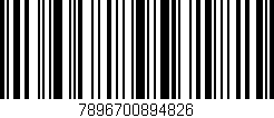 Código de barras (EAN, GTIN, SKU, ISBN): '7896700894826'