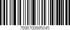 Código de barras (EAN, GTIN, SKU, ISBN): '7896700895045'