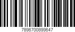 Código de barras (EAN, GTIN, SKU, ISBN): '7896700899647'