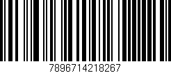 Código de barras (EAN, GTIN, SKU, ISBN): '7896714218267'