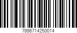 Código de barras (EAN, GTIN, SKU, ISBN): '7896714250014'