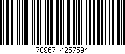 Código de barras (EAN, GTIN, SKU, ISBN): '7896714257594'