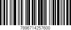 Código de barras (EAN, GTIN, SKU, ISBN): '7896714257600'