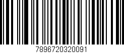 Código de barras (EAN, GTIN, SKU, ISBN): '7896720320091'