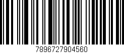 Código de barras (EAN, GTIN, SKU, ISBN): '7896727904560'