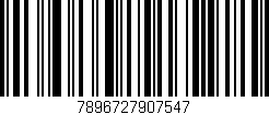 Código de barras (EAN, GTIN, SKU, ISBN): '7896727907547'