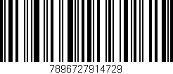 Código de barras (EAN, GTIN, SKU, ISBN): '7896727914729'