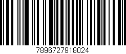 Código de barras (EAN, GTIN, SKU, ISBN): '7896727918024'