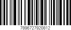 Código de barras (EAN, GTIN, SKU, ISBN): '7896727920812'