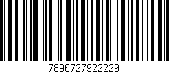 Código de barras (EAN, GTIN, SKU, ISBN): '7896727922229'