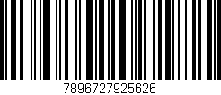Código de barras (EAN, GTIN, SKU, ISBN): '7896727925626'