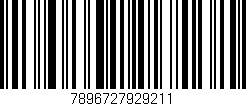 Código de barras (EAN, GTIN, SKU, ISBN): '7896727929211'