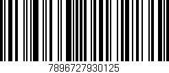 Código de barras (EAN, GTIN, SKU, ISBN): '7896727930125'