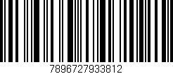 Código de barras (EAN, GTIN, SKU, ISBN): '7896727933812'
