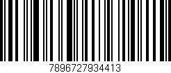 Código de barras (EAN, GTIN, SKU, ISBN): '7896727934413'
