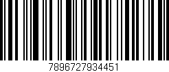 Código de barras (EAN, GTIN, SKU, ISBN): '7896727934451'
