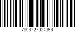Código de barras (EAN, GTIN, SKU, ISBN): '7896727934956'