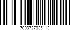 Código de barras (EAN, GTIN, SKU, ISBN): '7896727935113'