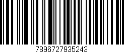 Código de barras (EAN, GTIN, SKU, ISBN): '7896727935243'