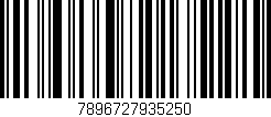 Código de barras (EAN, GTIN, SKU, ISBN): '7896727935250'