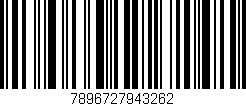 Código de barras (EAN, GTIN, SKU, ISBN): '7896727943262'