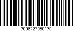 Código de barras (EAN, GTIN, SKU, ISBN): '7896727950178'