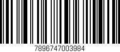 Código de barras (EAN, GTIN, SKU, ISBN): '7896747003984'