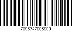 Código de barras (EAN, GTIN, SKU, ISBN): '7896747005988'