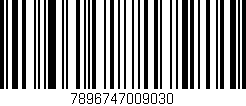 Código de barras (EAN, GTIN, SKU, ISBN): '7896747009030'